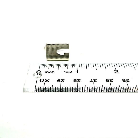 Gucci Estate Mens Cufflinks Sterling Silver G38 - Picture 10 of 10